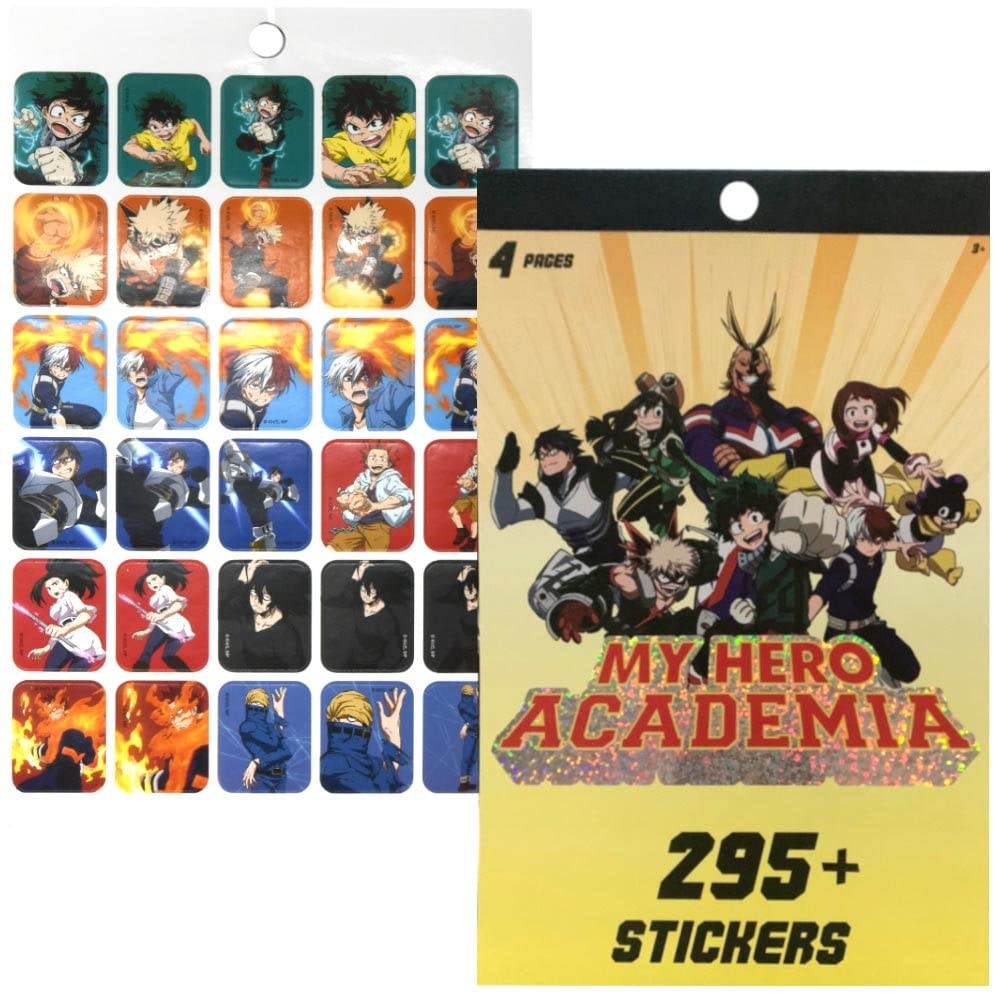 Action Comics My Hero Academia Backpack with Lunch Box Set - Bundle with My Hero Academia Backpack, Lunch Box, Stickers, Phone Wallet, More | My Hero Academia Backpack for School