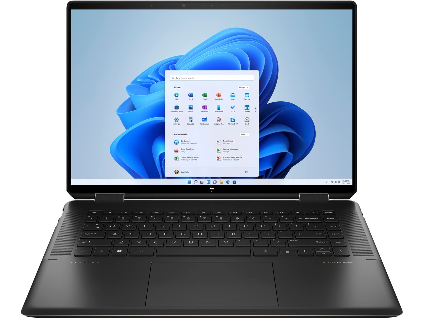 HP Newest Spectre Touch x360 16 Premium 2-in-1 Laptop in Nocturne Blue Intel i7-11390H Quad Core up to 5.0GHz 16GB RAM 512GB SSD 16in 3K+ Iris XE Graphics (16-EF000-Renewed)