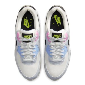 Nike Air Max 90 Women's Shoes (Summit White/Light Bone/Pure, us_Footwear_Size_System, Adult, Women, Numeric, Medium, Numeric_8) Summit White/Black-light Bone