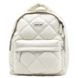 Amazing Song Puffer Quilted Backpack for Women, with Box Designer Waterproof Lightweight Puffy Daypack Travel Work