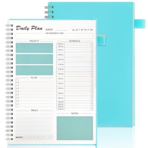eoout to do list notepad, daily planner notepad, fitness journal workout planner notepad, 160 pages, 8.5 x 5.7 inches planning notebook, classroom office gifts