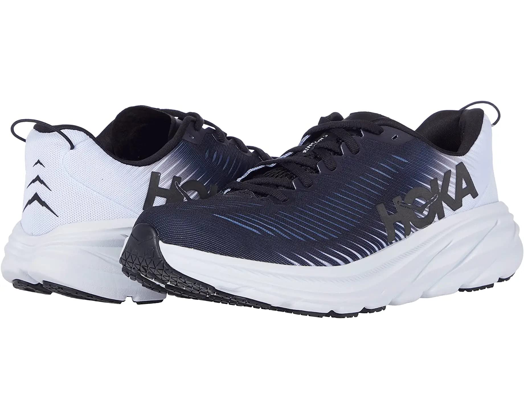 HOKA ONE ONE | Women's, Rincon 3 Running Sneakers (Black - 8.5)