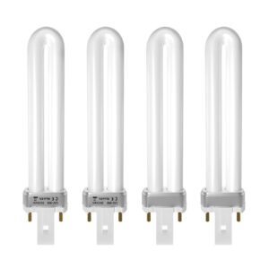 4 Pack 21050 9W Replacement Bulbs Compatible with Dynatrap DT3009 DT3019 DT3039 Indoor Insect Mosquito Trap