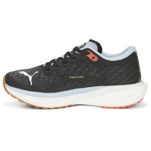 puma womens first mile x deviate nitro 2 running sneakers shoes - black - size 8 m