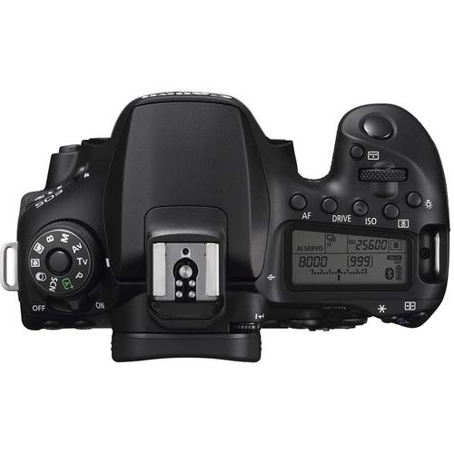 Canon EOS 90D Digital SLR Camera Body with EF-S 18-55mm f/3.5-5.6 is STM Lens - 64GB Expo Basic Bundle (International Version) (Renewed)