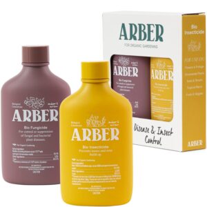 arber organic liquid concentrate for indoor and house plants | natural gardening (organic disease & insect set)