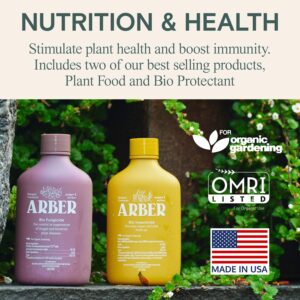 Arber Organic Liquid Concentrate for Indoor and House Plants | Natural Gardening (Organic Disease & Insect Set)