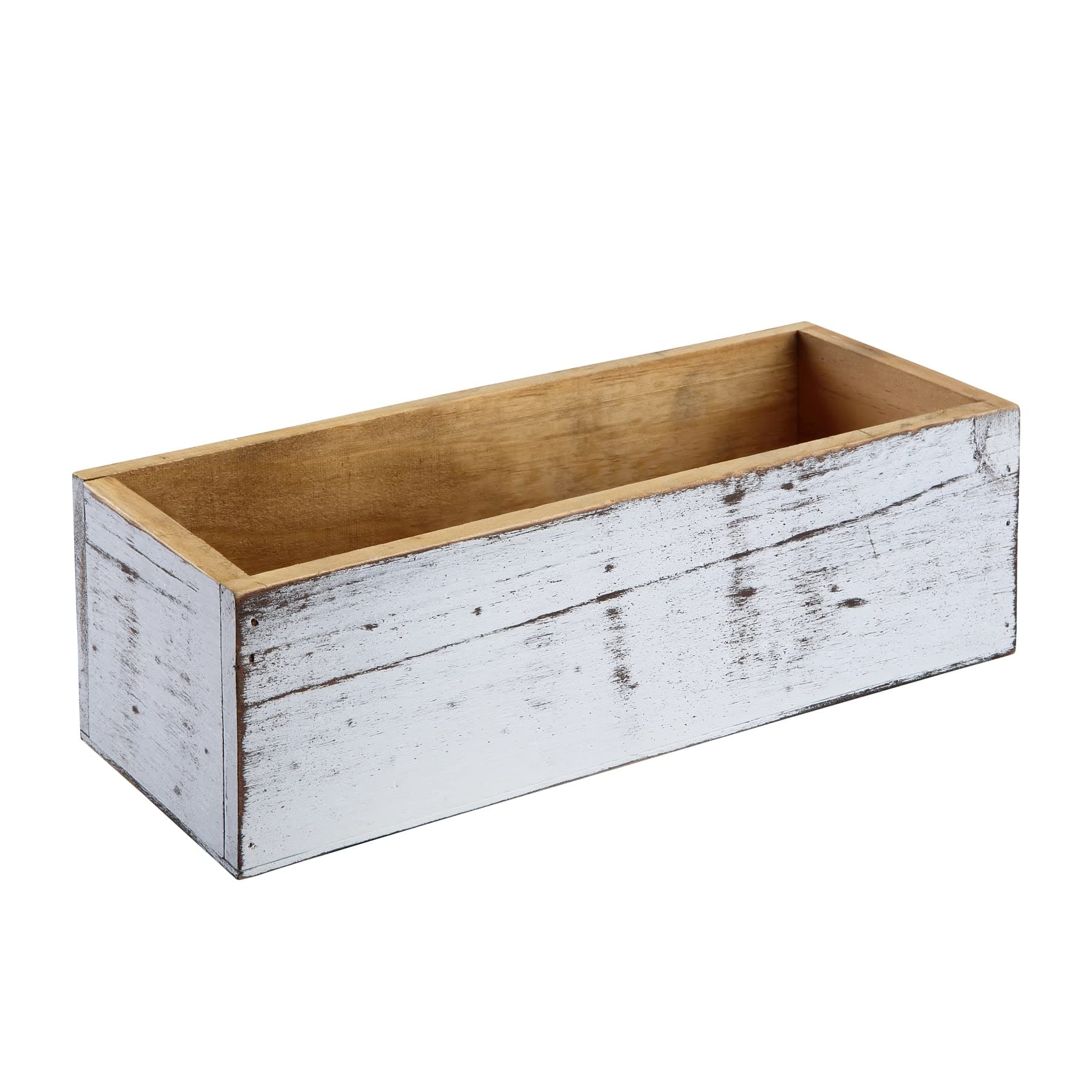 Make Market MICHAELS 12”; Whitewashed Wood Box