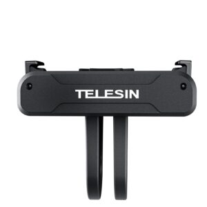 telesin magnetic adapter mount for dji action 4/3 quick release adapter with connection adapter - dji accessories, attachable tripod, vlogging