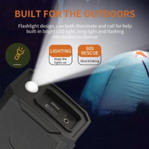 BIRDIE79 – Portable Golf Cart Speaker, Magnetic Bluetooth Speakers 36 Hour Playtime. Rugged Outdoor Speaker for Waterproof, & Shockproof. 30W Loud & Clear Stereo Sound,