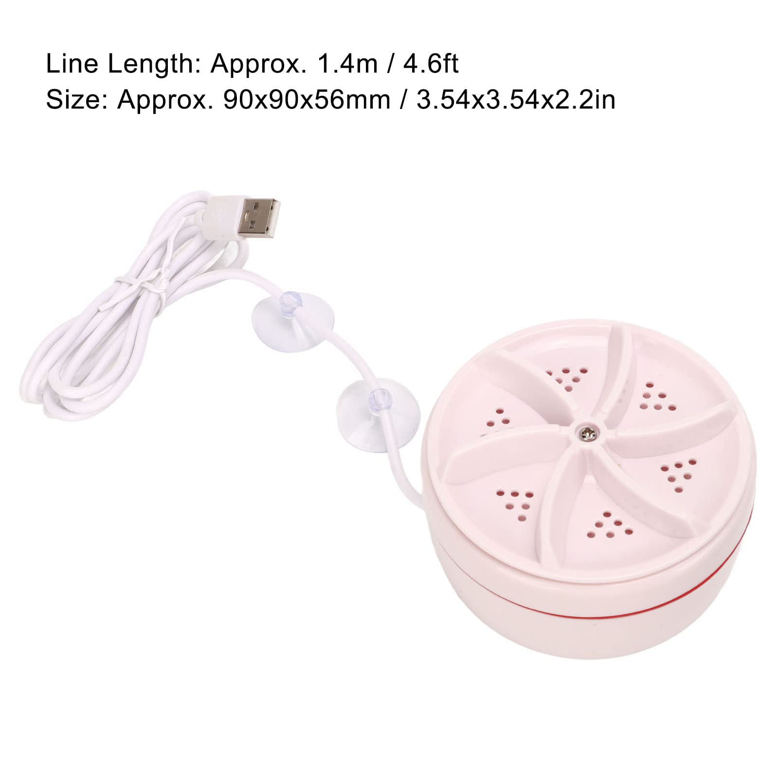 Turbine Washer Turbine Washing Machine Ultrasound Wave 30W Mini USB Portable Washer for Travel Home Business Dormitory