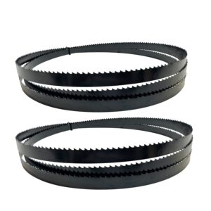 foxbc 80 inch x 1/2 inch x 6 tpi bandsaw blade for sears craftsman 12" band saw - 2 pack