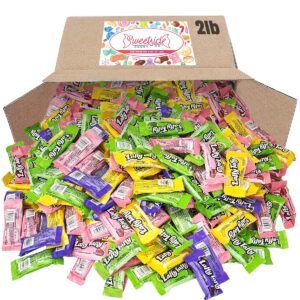 laffy taffy - laffy taffy candy - banana, grape, sour apple, flavors - chewy & tangy laffy taffy bulk candy individually wrapped - holiday candy bulk, candy for pinata, concession stand (mix) 2lb