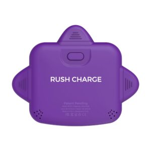 Rush Charge Comet Portable Power Bank – 3200mah, 2.1A High-Speed Power Bank Fast Charging - Apple Lightning, Type C, Micro-USB Battery Bank Charges 3 Devices at a Time – Pre-Charged Portable Charge