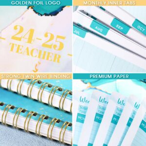 2024-2025 Teacher Planner - Teacher Lesson Planner 2024-2025, Academic Planner from July 2024 to June 2025, 9.8" x 7.7", Lesson Planner 2024-2025 Academic Year with Inspirational Quotes