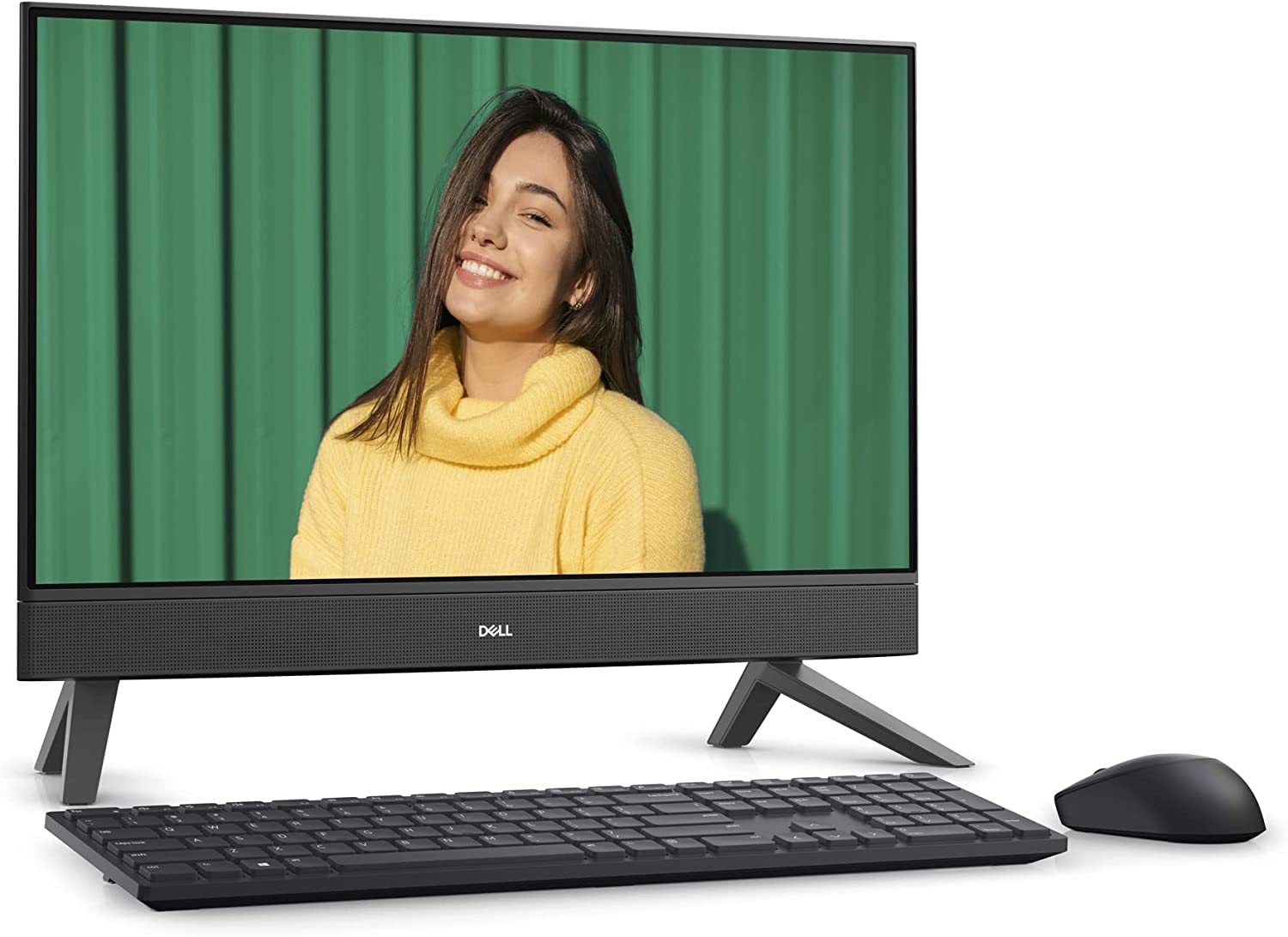 Dell 2023 Newest Inspiron All-in-One Computer, 23.8 Inch FHD Display, AMD Ryzen 5 5625U Processor, 16GB RAM, 512GB SSD, AMD Radeon Graphics, Bluetooth, Wi-Fi 6, Windows 11 Home