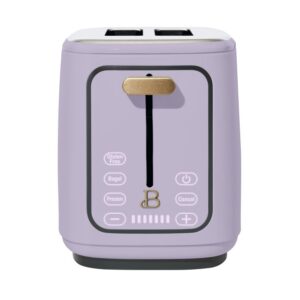2 slice touchscreen toaster, lavender by drew barrymore