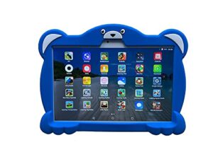 10.1 inch ips capacitive multi-touch tablet pc with dual sim card slot and bluetooth keyboard (blue)