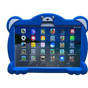 10.1 Inch IPS Capacitive Multi-Touch Tablet PC with Dual Sim Card Slot and Bluetooth Keyboard (Blue)