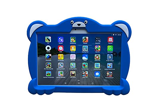 10.1 Inch IPS Capacitive Multi-Touch Tablet PC with Dual Sim Card Slot and Bluetooth Keyboard (Blue)