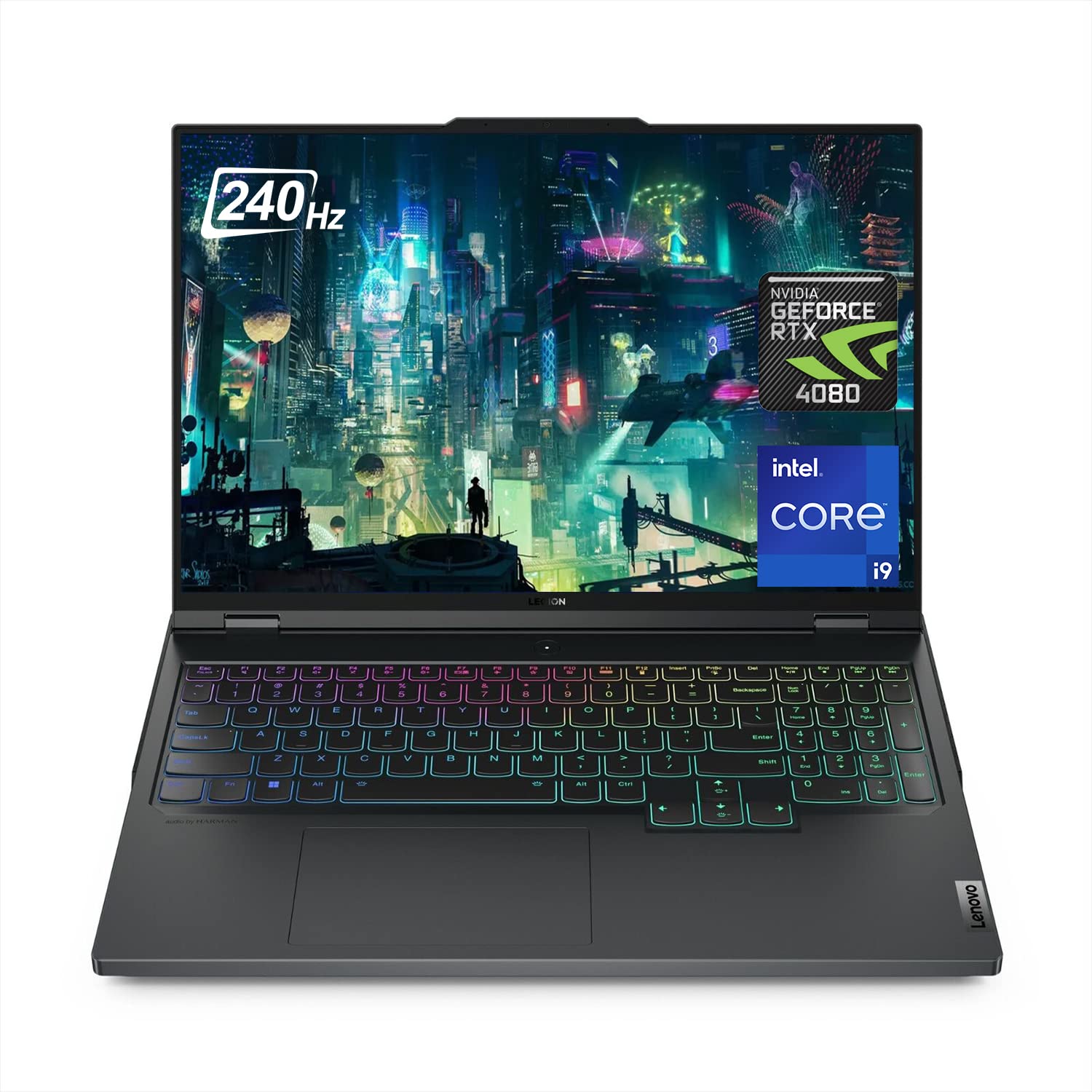 Lenovo Legion Pro 7i Gaming Laptop, 16" WQHD IPS 240Hz Display, Intel Core i9-13900HX, GeForce RTX 4080, 32GB DDR5 RAM, 2TB SSD, Webcam, Per-Key RGB Backlit KB, Wi-Fi 6E, Windows 11 Home