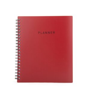 Mintra Office Undated Weekly/Monthly Planner (Letter, Chili Oil)