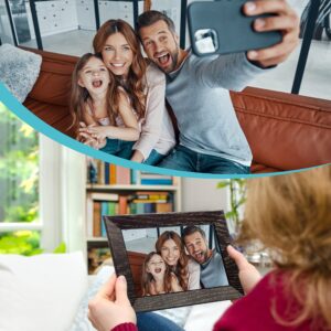 7 Inch Digital Picture Frame WiFi Digital Photo Frame, IPS HD Touch Screen Smart Photo Frame, 32GB Storage, Auto-Rotate, Easy Setup, Share Photos/Videos via Frameo App from Anywhere