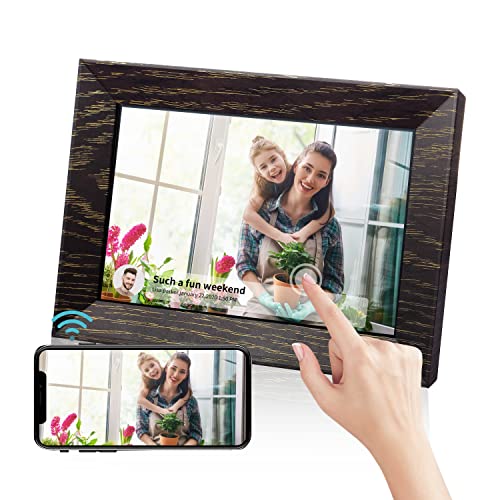 Digital Picture Frame 8 Inch Digital Photo Frame WiFi, 1280x800 IPS HD Touch Screen Smart Frame, 32GB Storage, Auto-Rotate, Wall Mountable, Share Photos/Videos Instantly via Frameo App from Anywhere