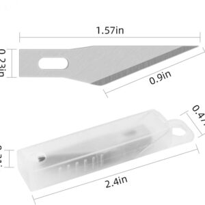 Fengirl precision carving craft hobby knife suit 1 exacto knife 11 stainless steel exacto blades one 15cm steel ruler A5 PVC cutting board 1 art knife 10 blades