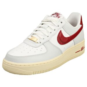 nike womens wmns air force 1 '07 se photon dust/team red sz7