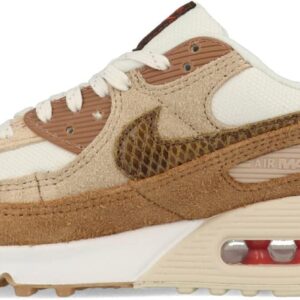 Nike Air Max 90 Womens Pale Ivory/Picante Red Size 6