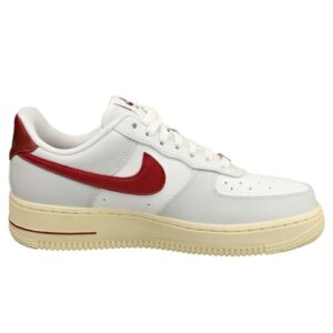 Nike Womens WMNS Air Force 1 '07 SE Photon Dust/Team Red Sz8.5