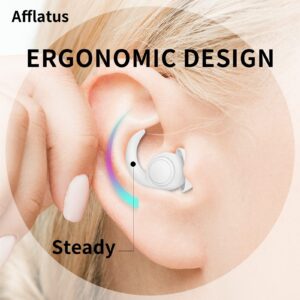 Afflatus Small Ear Plugs Kids (Children Age 10-17) or Adults with Small Ear Canals, Small Earplugs Kids, Noise Reduction, Sleeping, Concerts, Airplane Pressure. (Size S, Pairs*2)