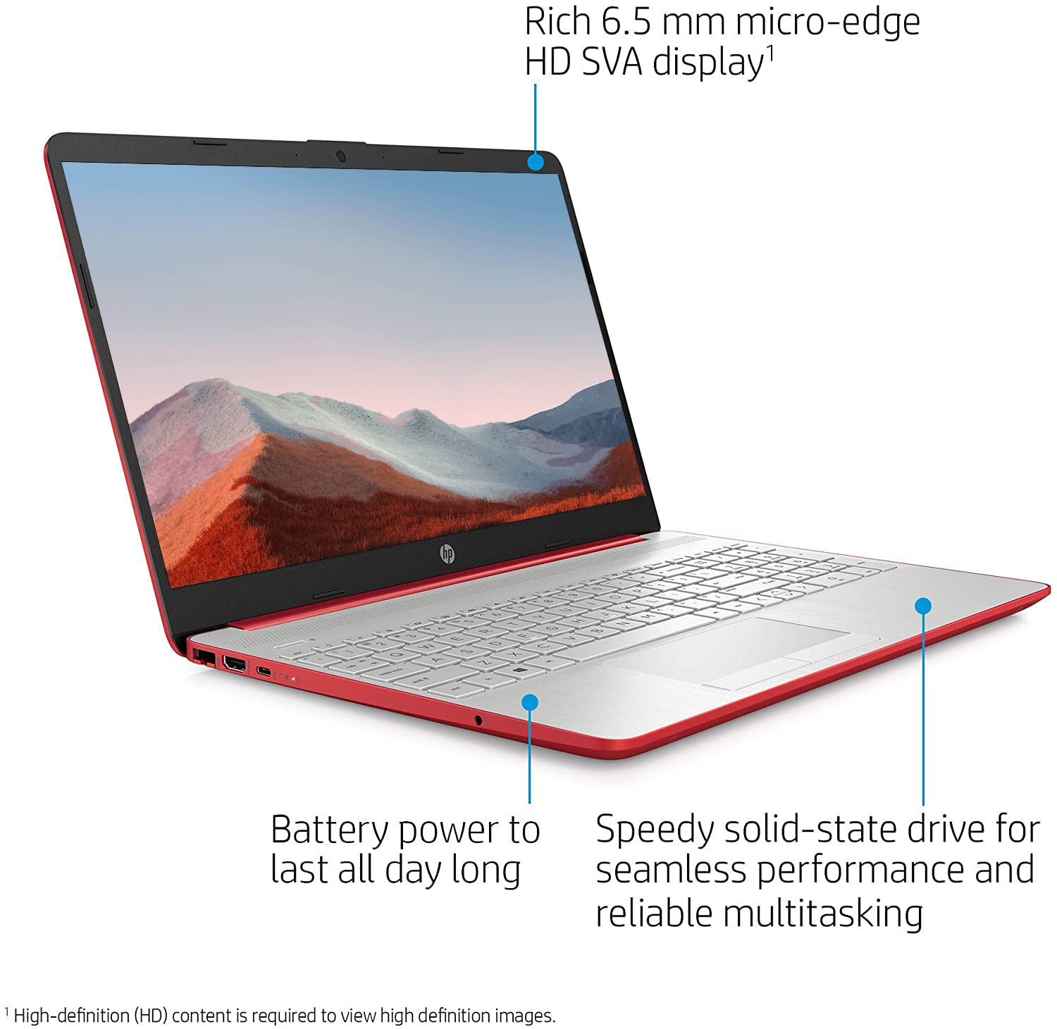 hp 15.6" Laptop with 1 Year Microsoft Office 365, Intel Pentium Quad-Core Processor, Webcam, HDMI, Wi-Fi, RJ-45 Ethernet Port, USB Type-C, Long Battery Life, NLY MP, Windows 11 (32GB RAM | 1TB SSD)