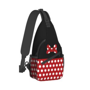 KridDr cartoon Chest Sling Bag Casual For Women & Men Crossbody Sling Backpack Shoulder Bag For Travel Hiking Gym