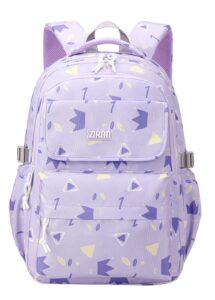 jiayou girls women backpack junior middle school daypack high school university laptop bag(purple backpack,29 liters)