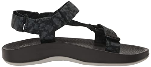 Freewaters Women's Sport Sandal, Black Tie Dye, 5