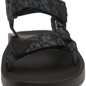 Freewaters Women's Sport Sandal, Black Tie Dye, 5