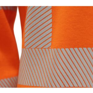 BOCOMAL FR Tee Shirts High Visibility/Hi Vis Flame Resistant/Fire Retardant Shirt 7oz Orange Men's Safety Shirts