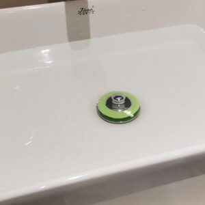 XAJOON Tub Stopper,Drain Stopper,Bathtub Plug,Bathroom Sink Stopper, Silicone Bathtub Stopper，Green Stopper (Patented Product)