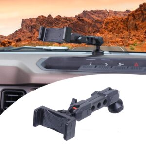 jhd-togo for bronco dash phone holder, phone mount for ford bronco 2021 2022 2023 2024 2/4 door accessories,360°adjustable phone mount interior accessories