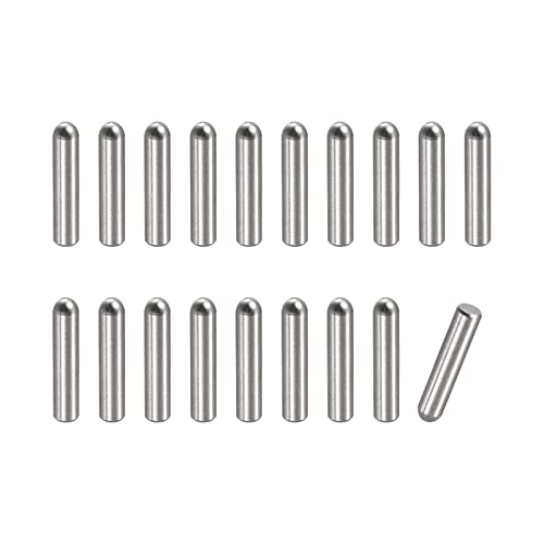 Tool parts 2.5x10mm Dowel Pins - 50pcs Round Head Flat Chamfered End Dowel Pin