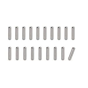 tool parts 1.2x5mm dowel pins - 100pcs round head flat chamfered end dowel pin