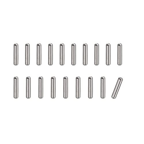 Tool parts 1.2x5mm Dowel Pins - 100pcs Round Head Flat Chamfered End Dowel Pin