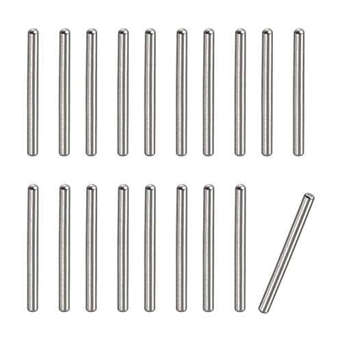 Tool parts 0.8x12mm Dowel Pins - 100pcs Round Head Flat Chamfered End Dowel Pin