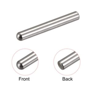 Tool parts 10x80mm Dowel Pins - 1pcs Round Head Flat Chamfered End Dowel Pin