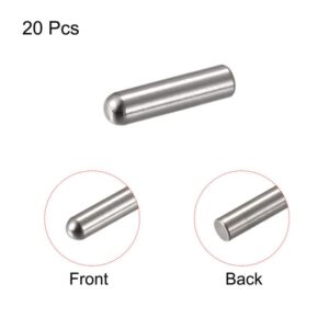 Tool parts 5x16mm Dowel Pins - 20pcs Round Head Flat Chamfered End Dowel Pin