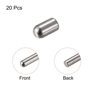 Tool parts 5x6mm Dowel Pins - 20pcs Round Head Flat Chamfered End Dowel Pin