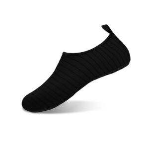 milaloko water shoes barefoot yoga socks quick-dry beach swim surf shoes for women men sport accessories pool camping, black, 10-11 women/9-10 men