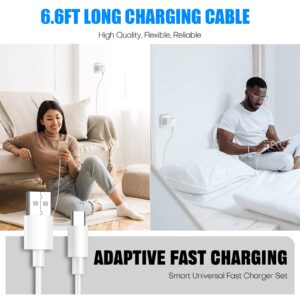 Samsung Charger Fast Charging USB Type C Cable 6ft for Android Samsung Galaxy S10/S10e/S10Plus/S9/S9Plus/S8/S8Plus/A51/A52/A53/Note20/Note10/Note9/Note8/S20/S20+/S21/S21+/S22Ultra/S23/S23Ultra/S23+